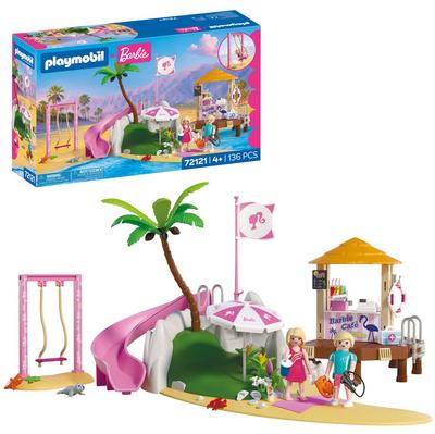 BARBIE CAFE DE PLAGE MALIBU PLAYMOBIL 72121_La Grande Récrée_1