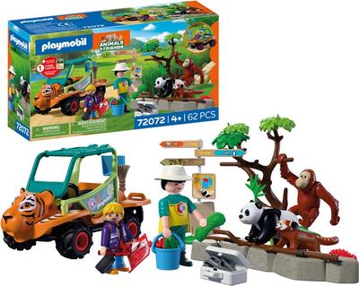 Gardien de Zoo et véhicule Playmobil Animal & Friends 72102_La Grande Récrée_1