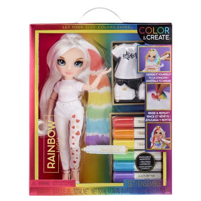 Poupée Rainbow High color create Fashion Doll