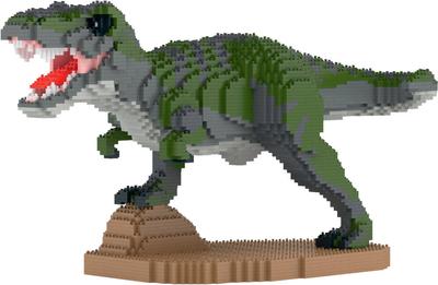 Jecka Blocs De Construction - T-rex Furieux Vert_La Grande Récrée_1