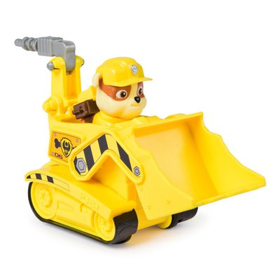 Véhicule 15 cm et figurine La Pat Patrouille : Bulldozer Ruben
