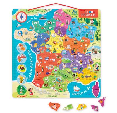 Puzzle 93 pièces : La France magnétique_La Grande Récrée_1