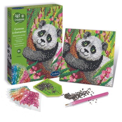 Canevas à diamanter panda - Art creations