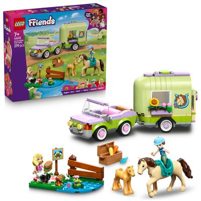 La remorque du cheval et du poulain LEGO Friends 42695