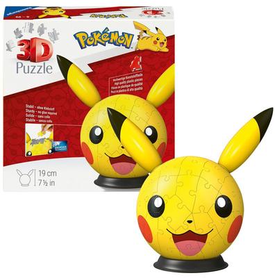 Puzzle 3D Ball 72 pièces - Pikachu - Pokemon_La Grande Récrée_1
