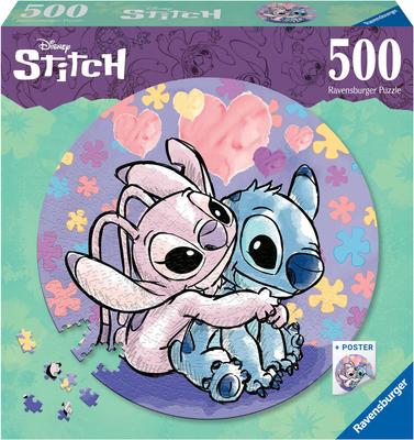 Puzzle Rond Disney Stitch De 500 Pièces_La Grande Récrée_1