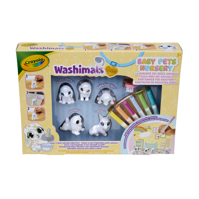 Washimals coffret baby pets nursery
