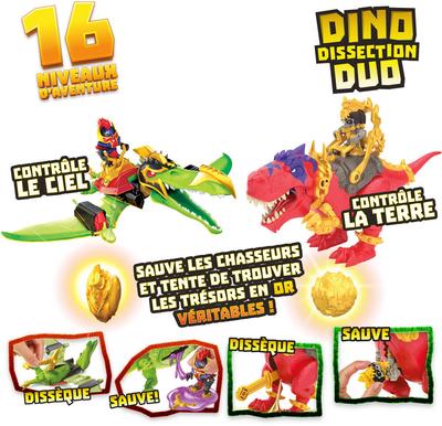 Treasure X Dino Gold - Ptérodactyle & T-Rex_La Grande Récrée_1