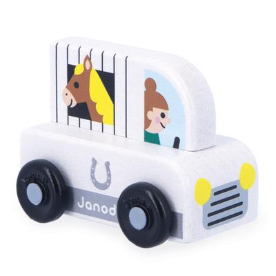 Van pour cheval en bois - Cross road