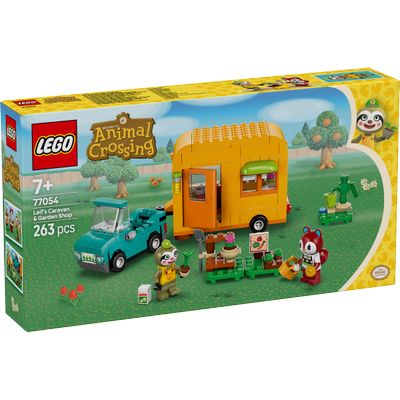 Caravane et stand de jardinage de Racine Lego Animal Crossing 77054