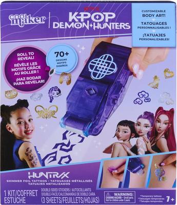 Coffret tatouages métalisés Cool Maker Shimmer Me - Kpop Demon Hunters_La Grande Récrée_1