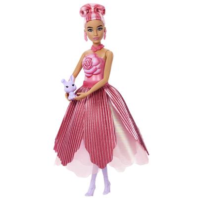 Barbie Petale Pop Surprise Rose Rouge