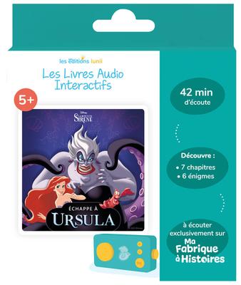 Album Lunii - Livre audio La Petite Sirène échappe à Ursula - Disney Vilains_La Grande Récrée_1