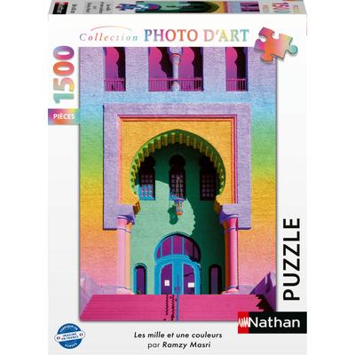 Puzzle 1500 pièces Les mille et une couleurs - Collection Photo Art Nathan