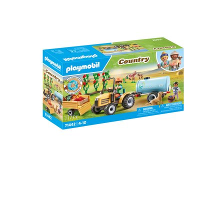 Fermier avec tracteur et citerne - Playmobil Country 71442