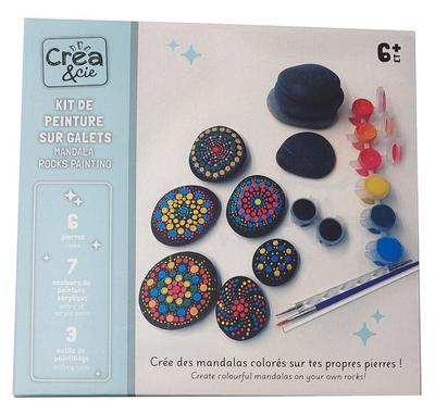 Kit de peinture mandala sur galets_La Grande Récrée_1
