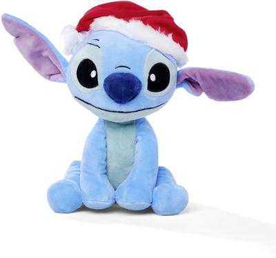Peluche Stitch avec Chapeau de Noel 25 Cm Disney_La Grande Récrée_1