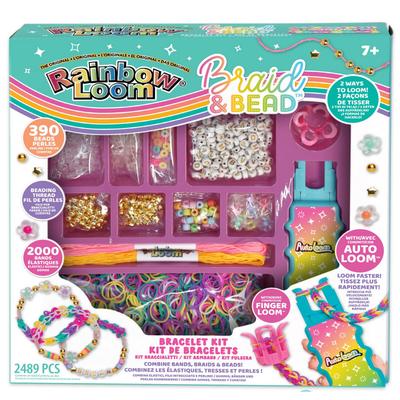 Coffret Rainbow Loom Braid and Bead avec Auto Loom