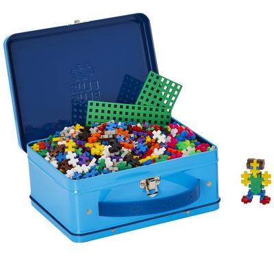 Valisette de jeu en métal Plus-Plus - 600 pièces_La Grande Récrée_1