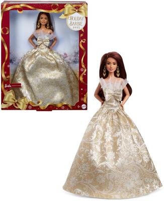 Barbie Joyeux Noël 2025 Châtain_La Grande Récrée_1