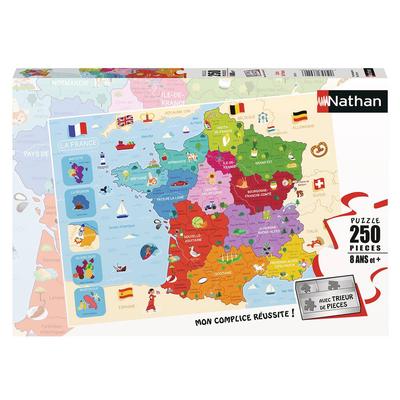 Puzzle 250 pièces - Carte de France_La Grande Récrée_1