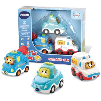 Tut Tut Bolides - Coffret trio city - Taxi, Bus et 4x4_La Grande Récrée_1