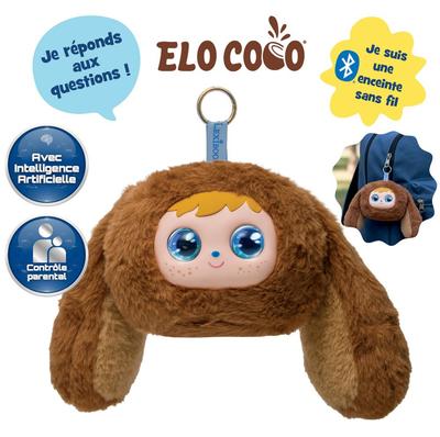 Peluche interactive avec intelligence artificielle ELO COCO_La Grande Récrée_1