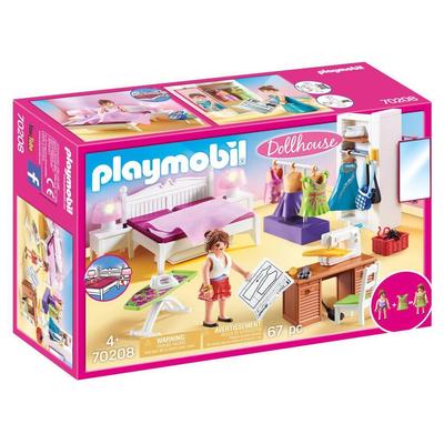 Chambre avec espace couture Playmobil Dollhouse 70208_La Grande Récrée_1