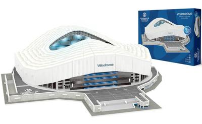 PUZZLE STADE 3D ORANGE VÉLODROME OM LED_La Grande Récrée_1