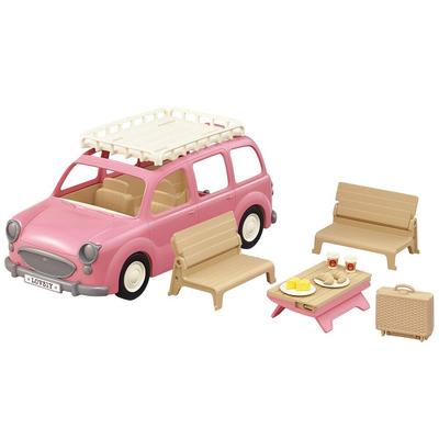 Sylvanian Families - Le monospace rose et set de pique-nique 5535_La Grande Récrée_1