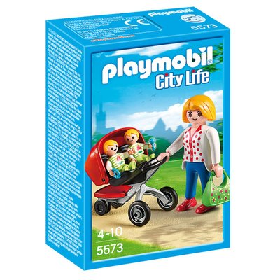 Maman avec jumeaux et landau Playmobil City Life - 5573