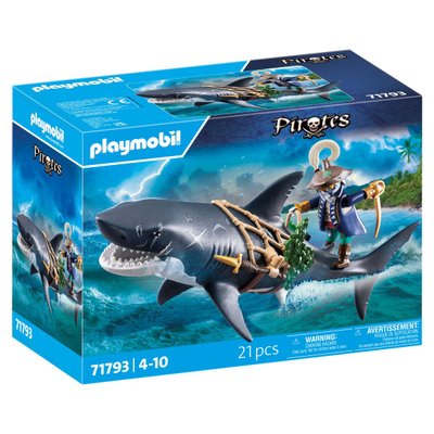 Pirate et requin avec mâchoire articulée PLAYMOBIL Pirates 71793