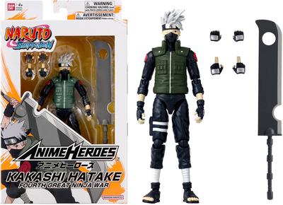 Figurine Bandai Anime Heroes Hatake Kakashi Fou De Naruto_La Grande Récrée_1