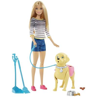 Poupée Barbie La balade du chien_La Grande Récrée_1