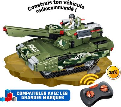 Char d'assaut radiocommandé militaire à construire_La Grande Récrée_1