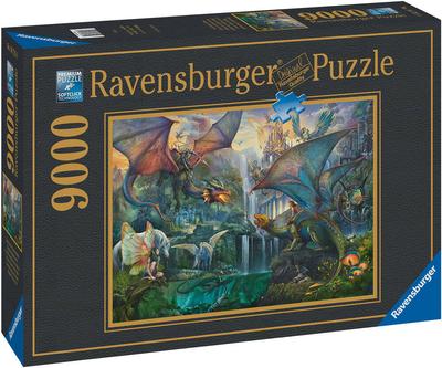 Puzzle 9000 pièces Ravensburger Forêt magique et dragons_La Grande Récrée_1