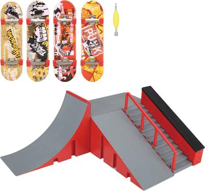 Coffret Skatepark et mini skate_La Grande Récrée_1