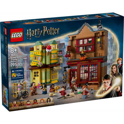 Magasin d'accessoires de Quidditch et marchand de glaces LEGO Harry Potter 76452