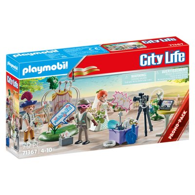 Couple de mariés et appareil photo Playmobil City Life 71367