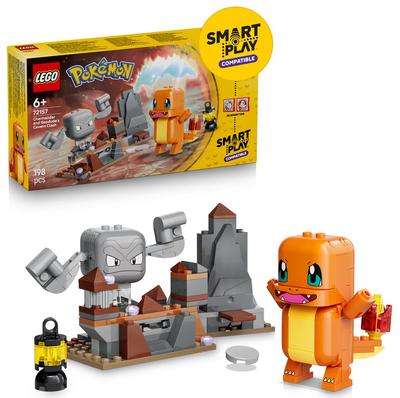 LEGO® POKEMON 72157 - SMART PLAY™ - SALAMECHE ET RACAILLOU, LE COMBAT DANS LA GROTTE_La Grande Récrée_1