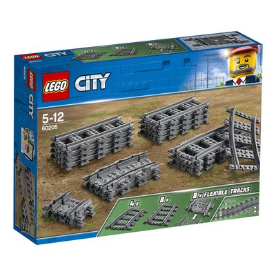 Pack de rails LEGO City 60205