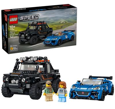 La Jaguar Project 7 et le Land Rover Defender Lego Speed Champions 77264_La Grande Récrée_1