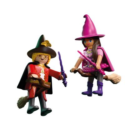 Sorcière et sorcier Playmobil duo 72023