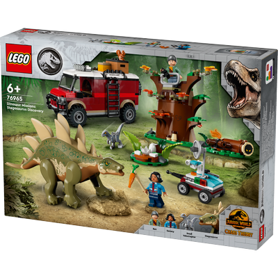 Missions dinosaures : la découverte du stégosaure LEGO Jurassic World 76965
