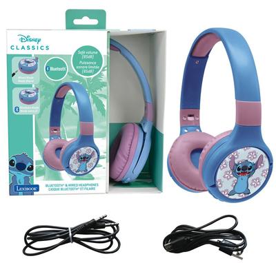 Casque 2 en 1 Bluetooth et filaire Pliable Stitch_La Grande Récrée_1