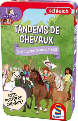 Tandems De Chevaux Schleich - Jeu De Paires Et Poster Inclus_La Grande Récrée_1