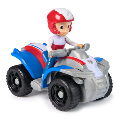 Véhicule 15 cm et figurine La Pat Patrouille : Quad de sauvetage Ryder