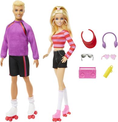 Coffret Barbie Et Ken Roller - Duo des années 1980_La Grande Récrée_1