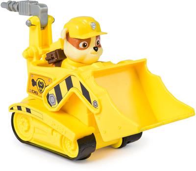 Véhicule 15 cm et figurine La Pat Patrouille : Bulldozer Ruben_La Grande Récrée_1