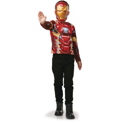 Déguisement Top Classique Iron Man + Masque